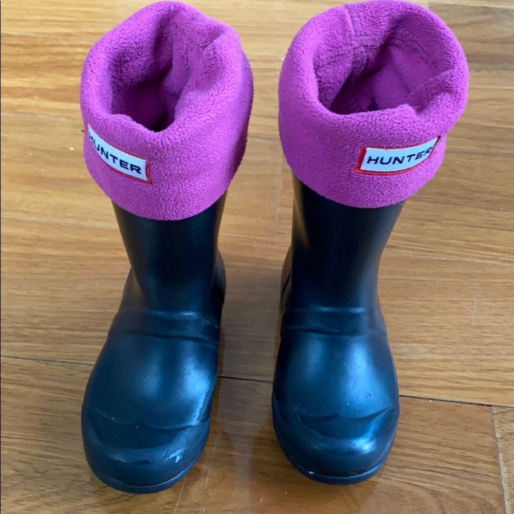 Hunter Toddler Boots with Fleece Sock